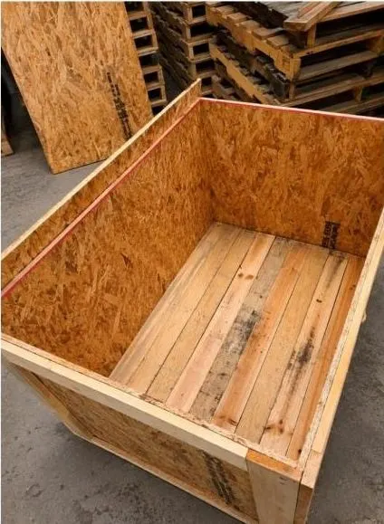 Huacal industrial de madera y OSB fabricado a la medida